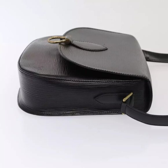 LOUIS VUITTON Epi Saint Cloud GM Shoulder Bag Black Noir M52192 LV Auth yk13931 - Picture 4 of 16